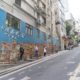 香港中環嘉咸街,中環嘉咸街,中環嘉咸街壁畫,嘉咸街壁畫,中環景點,香港